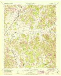 Download a high-resolution, GPS-compatible USGS topo map for Cornersville, TN (1967 edition)