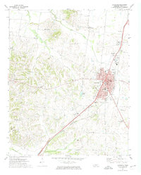 Download a high-resolution, GPS-compatible USGS topo map for Covington, TN (1974 edition)
