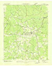preview thumbnail of historical topo map of Lawrence County, TN in 1936