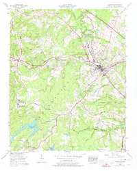 Download a high-resolution, GPS-compatible USGS topo map for Crossville, TN (1974 edition)