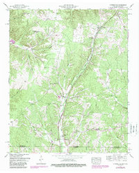 preview thumbnail of historical topo map of Wayne County, TN in 1951