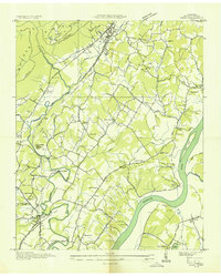 Download a high-resolution, GPS-compatible USGS topo map for Daisy, TN (1935 edition)
