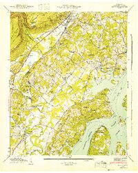 Download a high-resolution, GPS-compatible USGS topo map for Daisy, TN (1943 edition)