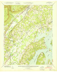Download a high-resolution, GPS-compatible USGS topo map for Daisy, TN (1950 edition)