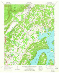 Download a high-resolution, GPS-compatible USGS topo map for Daisy, TN (1965 edition)