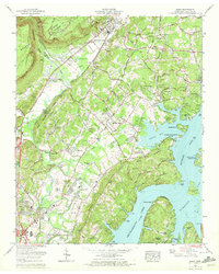Download a high-resolution, GPS-compatible USGS topo map for Daisy, TN (1972 edition)