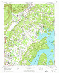 Download a high-resolution, GPS-compatible USGS topo map for Daisy, TN (1977 edition)