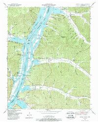 Download a high-resolution, GPS-compatible USGS topo map for Daniels Landing, TN (1988 edition)