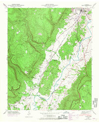 Download a high-resolution, GPS-compatible USGS topo map for Daus, TN (1968 edition)