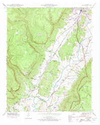 Download a high-resolution, GPS-compatible USGS topo map for Daus, TN (1974 edition)