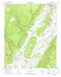 Download a high-resolution, GPS-compatible USGS topo map for Daus, TN (1977 edition)