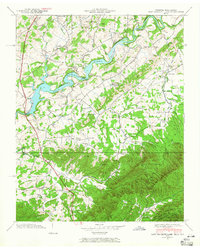Download a high-resolution, GPS-compatible USGS topo map for Davy Crockett Lake, TN (1965 edition)