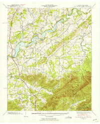 Download a high-resolution, GPS-compatible USGS topo map for Davy Crockett Lake, TN (1956 edition)