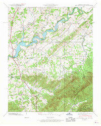 Download a high-resolution, GPS-compatible USGS topo map for Davy Crockett Lake, TN (1968 edition)