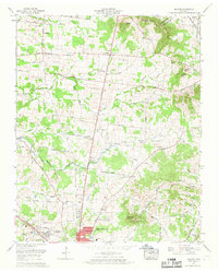 preview thumbnail of historical topo map of Bedford County, TN in 1966