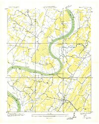 Download a high-resolution, GPS-compatible USGS topo map for Decatur, TN (1935 edition)