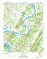 Download a high-resolution, GPS-compatible USGS topo map for Decatur, TN (1972 edition)
