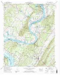 Download a high-resolution, GPS-compatible USGS topo map for Decatur, TN (1976 edition)
