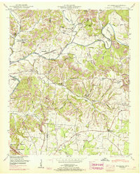 1951 Map of Dellrose, TN, 1967 Print