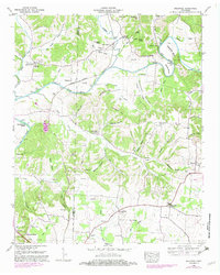 1948 Map of Dellrose, TN, 1982 Print