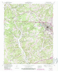 Download a high-resolution, GPS-compatible USGS topo map for Dickson, TN (1987 edition)
