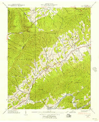 Download a high-resolution, GPS-compatible USGS topo map for Doe, TN (1969 edition)