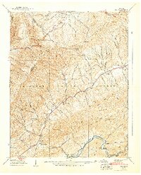 Download a high-resolution, GPS-compatible USGS topo map for Doe, TN (1957 edition)