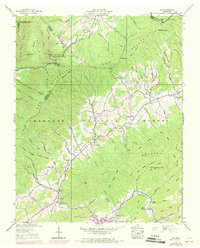 Download a high-resolution, GPS-compatible USGS topo map for Doe, TN (1975 edition)