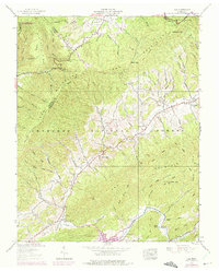 Download a high-resolution, GPS-compatible USGS topo map for Doe, TN (1971 edition)