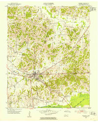 1952 Map of Dresden, 1953 Print