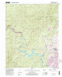 Download a high-resolution, GPS-compatible USGS topo map for Ducktown, TN (2001 edition)