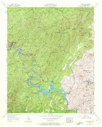 Download a high-resolution, GPS-compatible USGS topo map for Ducktown, TN (1972 edition)