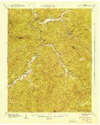 Download a high-resolution, GPS-compatible USGS topo map for Duncan Flats, TN (1947 edition)