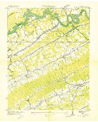 preview thumbnail of historical topo map of Grainger County, TN in 1936