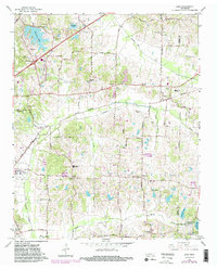 Download a high-resolution, GPS-compatible USGS topo map for Eads, TN (1983 edition)