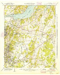 Download a high-resolution, GPS-compatible USGS topo map for East Chattanooga, TN (1947 edition)