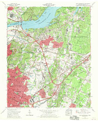 Download a high-resolution, GPS-compatible USGS topo map for East Chattanooga, TN (1973 edition)