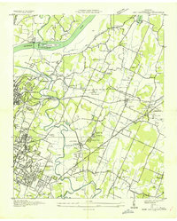 Download a high-resolution, GPS-compatible USGS topo map for East Chattanooga, TN (1935 edition)
