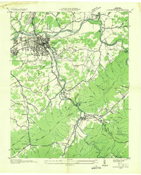 Download a high-resolution, GPS-compatible USGS topo map for Elizabethton, TN (1935 edition)