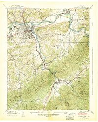Download a high-resolution, GPS-compatible USGS topo map for Elizabethton, TN (1938 edition)