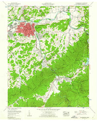 Download a high-resolution, GPS-compatible USGS topo map for Elizabethton, TN (1962 edition)
