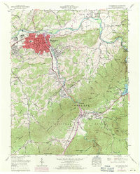 Download a high-resolution, GPS-compatible USGS topo map for Elizabethton, TN (1971 edition)