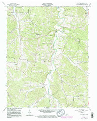 preview thumbnail of historical topo map of Houston County, TN in 1965