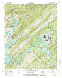 Download a high-resolution, GPS-compatible USGS topo map for Elverton, TN (1988 edition)