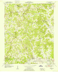 Download a high-resolution, GPS-compatible USGS topo map for Enville, TN (1952 edition)