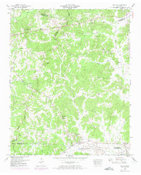 preview thumbnail of historical topo map of Enville, TN in 1950