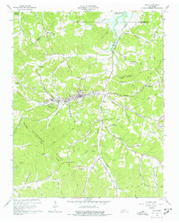 1965 Map of Erin, TN, 1977 Print