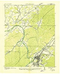 Download a high-resolution, GPS-compatible USGS topo map for Erwin, TN (1935 edition)