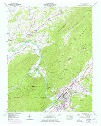 Download a high-resolution, GPS-compatible USGS topo map for Erwin, TN (1977 edition)
