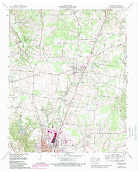 Download a high-resolution, GPS-compatible USGS topo map for Ethridge, TN (1989 edition)